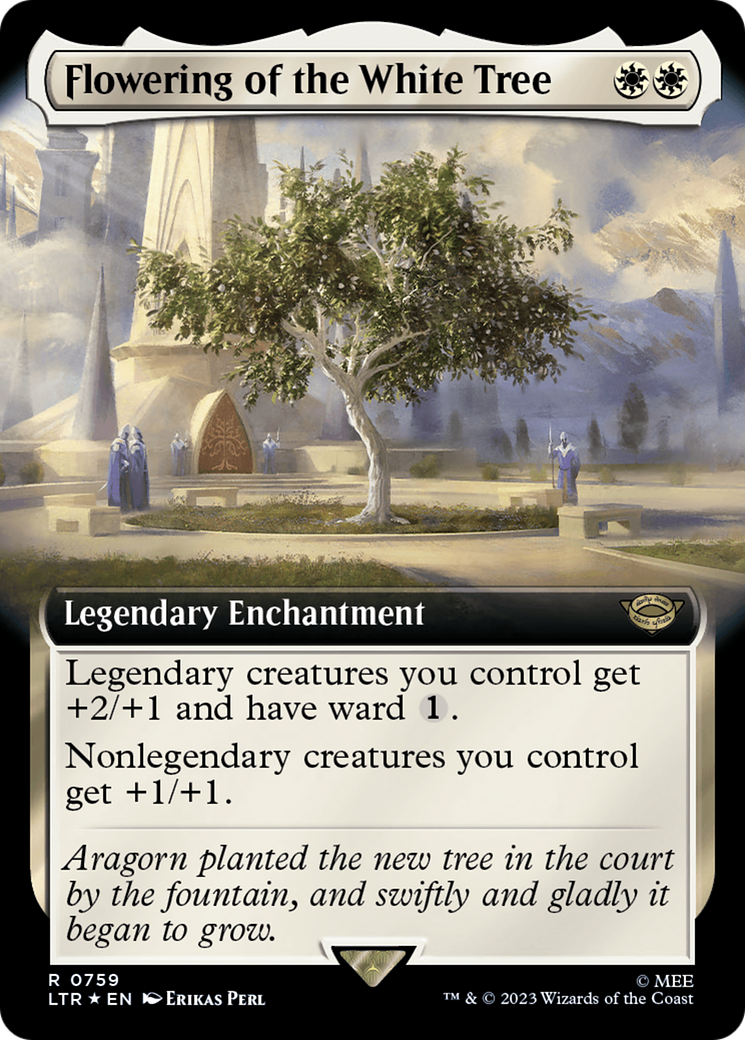 Flowering of the White Tree (Extended Art) (Surge Foil) [The Lord of the Rings: Tales of Middle-Earth] | The CG Realm