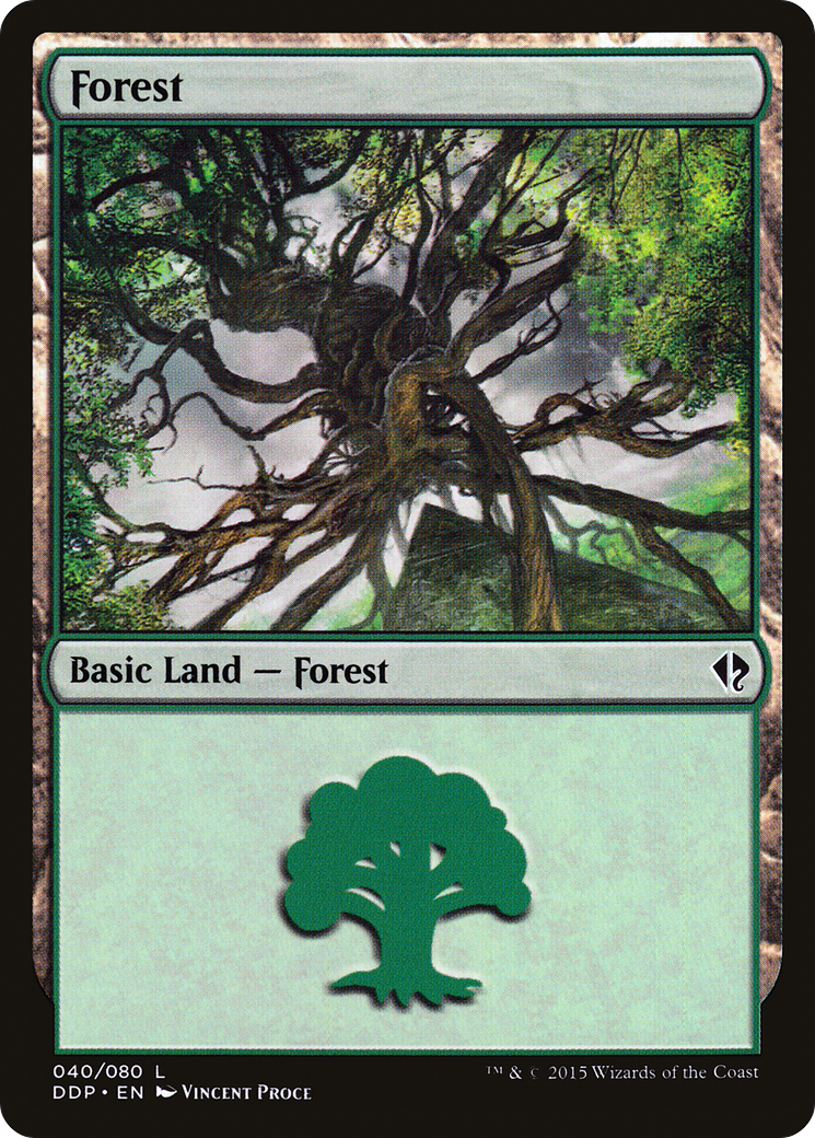 Forest (040) (DDP-040) - Duel Decks: Zendikar vs. Eldrazi