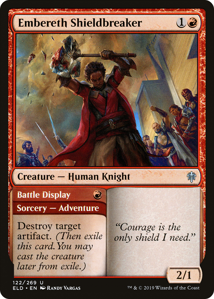 Embereth Shieldbreaker (ELD-122) - Throne of Eldraine