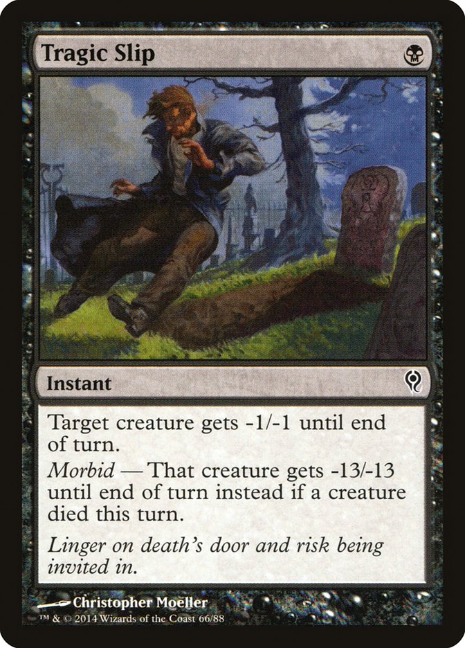 Tragic Slip [Duel Decks: Jace vs. Vraska] | The CG Realm