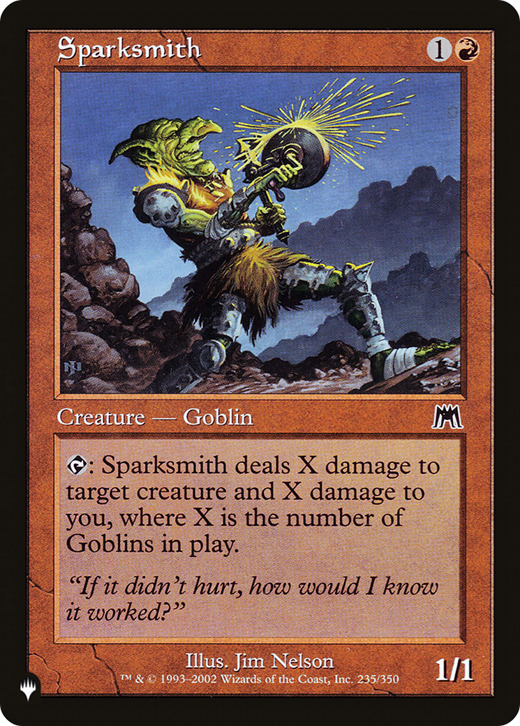 Sparksmith [The List] | The CG Realm