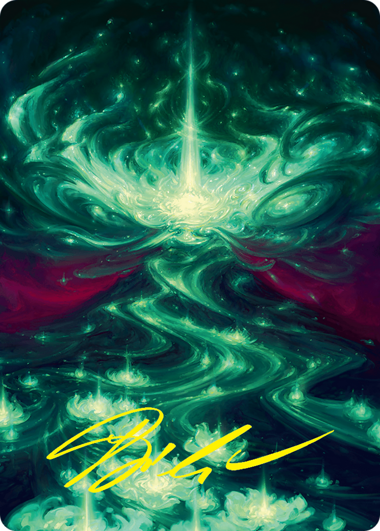 Genesis Wave Art Card (54/54) (Gold-Stamped Signature) [Foundations Art Series] | The CG Realm