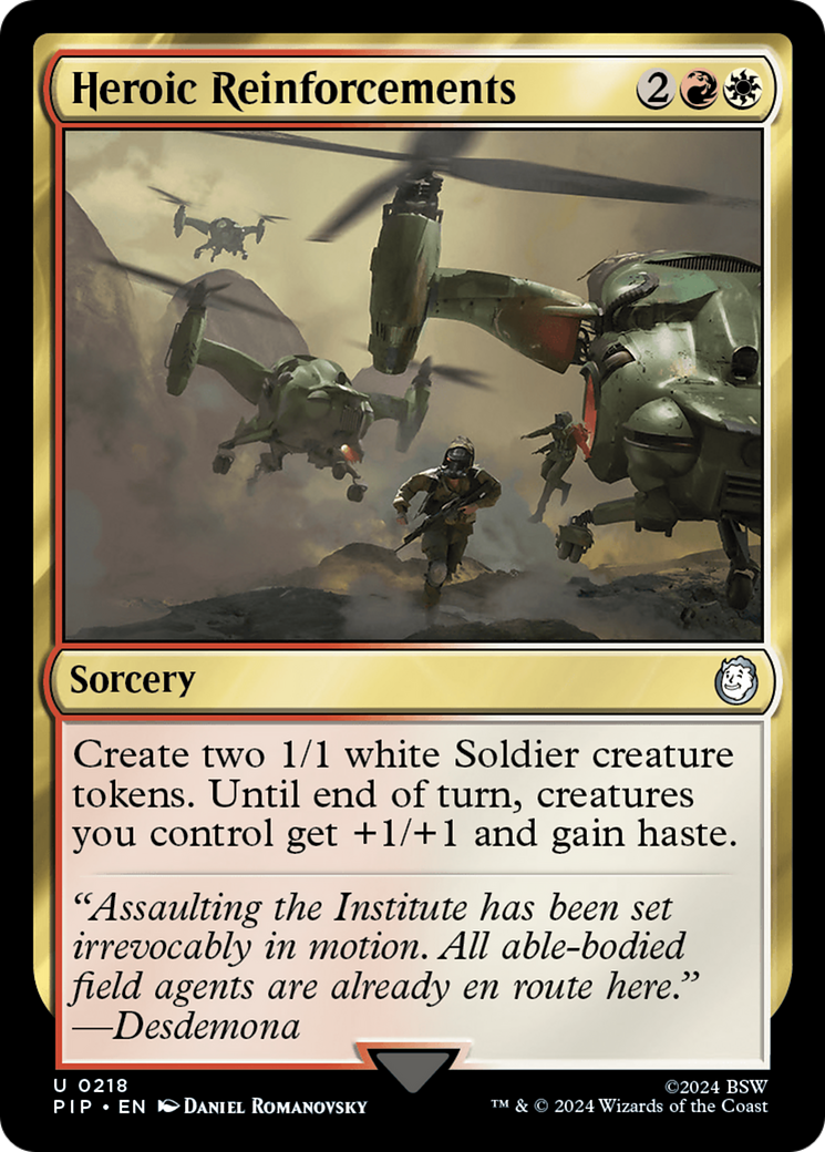 Heroic Reinforcements [Fallout] | The CG Realm