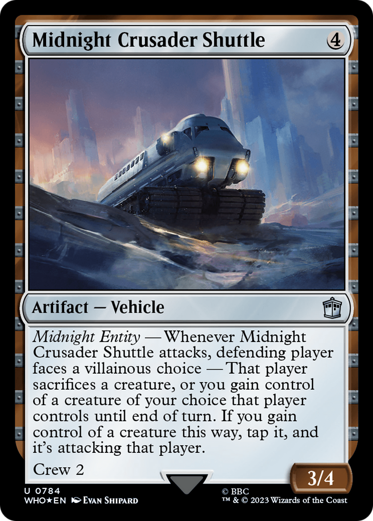 Midnight Crusader Shuttle (Surge Foil) [Doctor Who] | The CG Realm