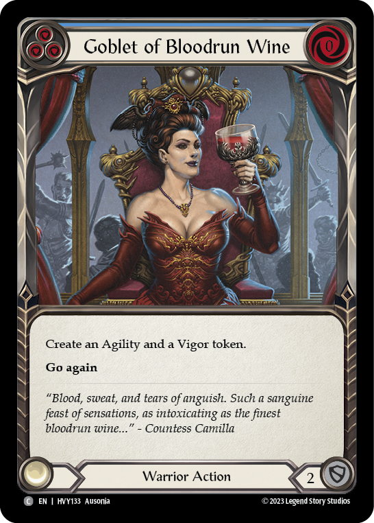 Goblet of Bloodrun Wine [HVY133] (Heavy Hitters)  Rainbow Foil | The CG Realm