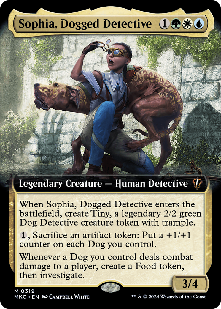 Sophia, Dogged Detective (Extended Art) [Murders at Karlov Manor Commander] | The CG Realm
