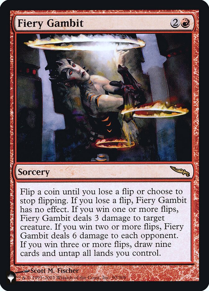 Fiery Gambit [Secret Lair: Heads I Win, Tails You Lose] | The CG Realm