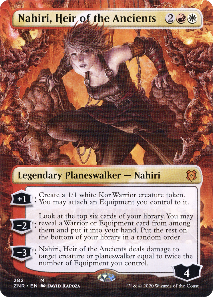 Nahiri, Heir of the Ancients (Borderless) (ZNR-282) - Zendikar Rising