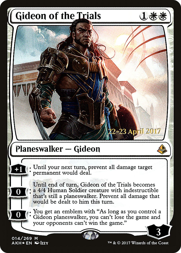 Gideon of the Trials (PRE-14S) - Amonkhet Promos Foil
