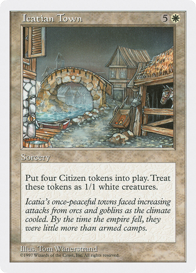 Icatian Town (5ED-) - Fifth Edition