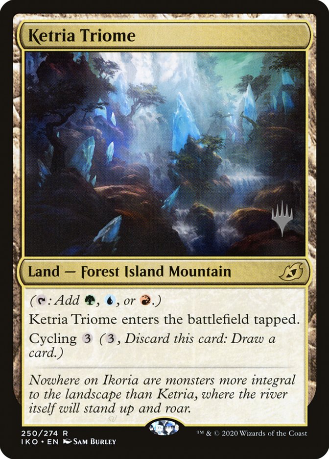 Ketria Triome (Promo Pack) [Ikoria: Lair of Behemoths Promos] | The CG Realm