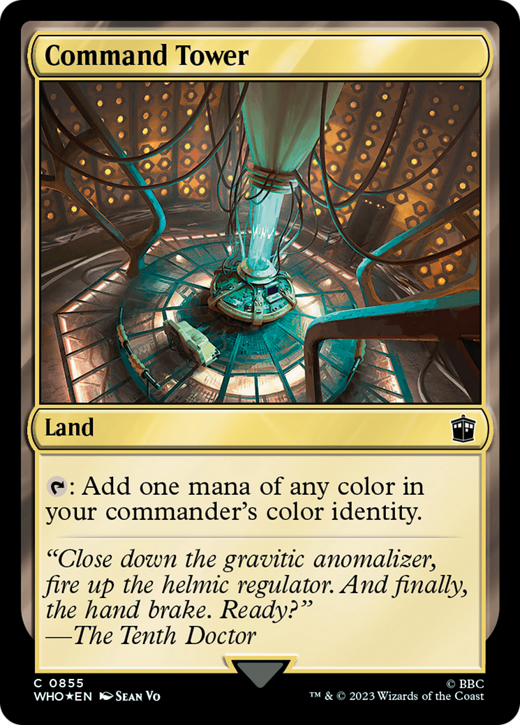 Command Tower (0855)(Surge Foil) [Doctor Who] | The CG Realm