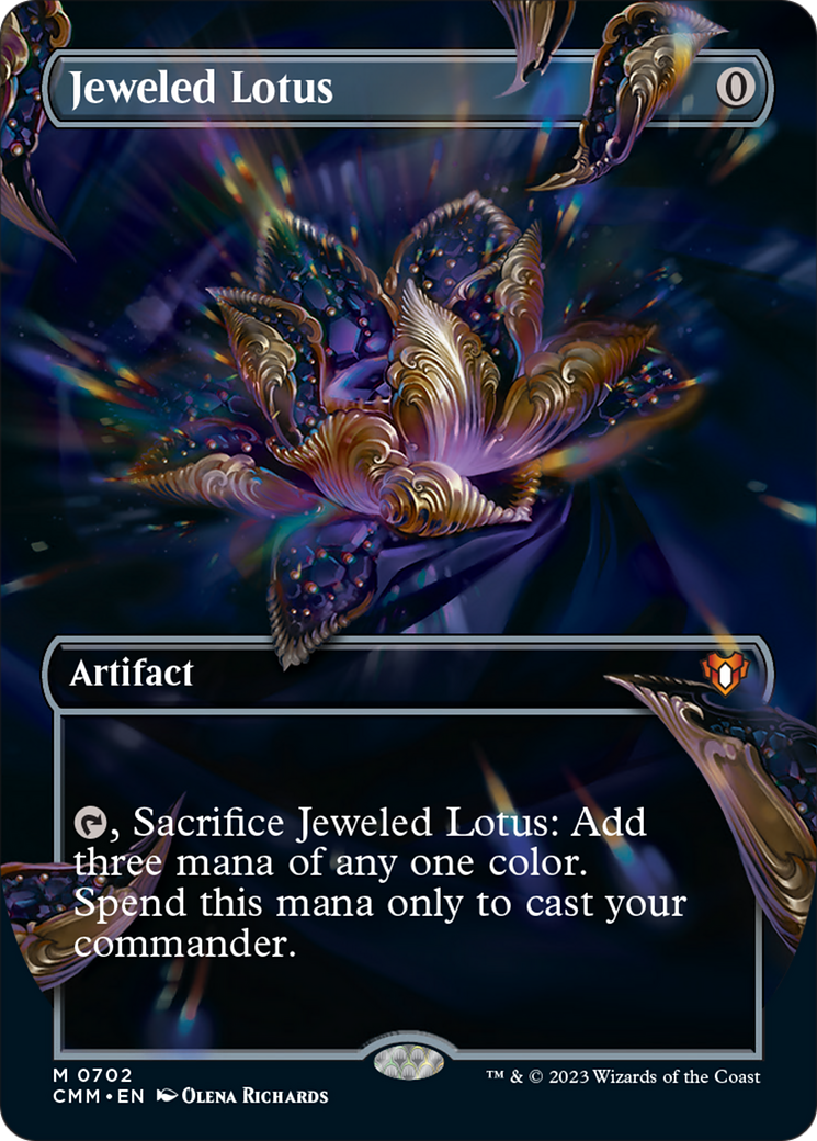 Jeweled Lotus (Borderless Frame Break) [Commander Masters] | The CG Realm