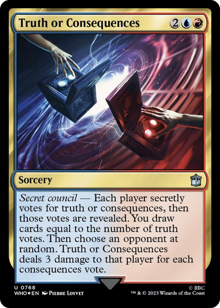 Truth or Consequences (Surge Foil) [Doctor Who] | The CG Realm