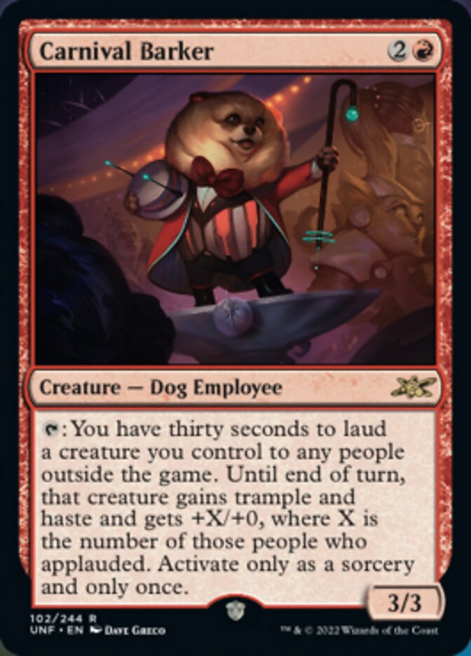 Carnival Barker [Unfinity] | The CG Realm