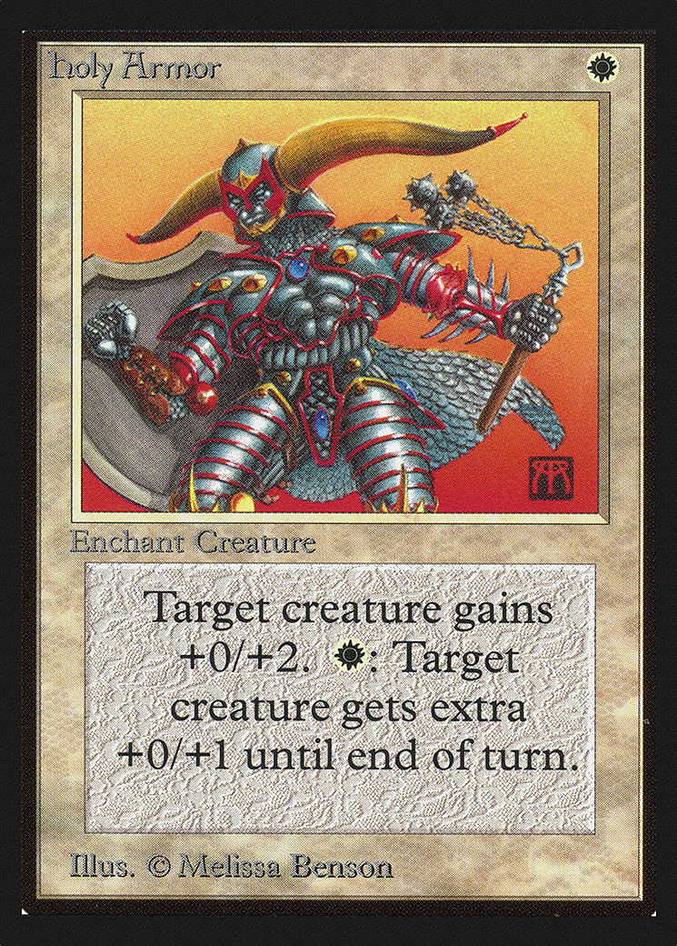 Holy Armor (IE) (IED-) - Intl. Collectors' Edition