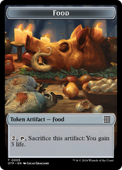 Treasure // Food (0005) Double-Sided Token [Outlaws of Thunder Junction Tokens] | The CG Realm