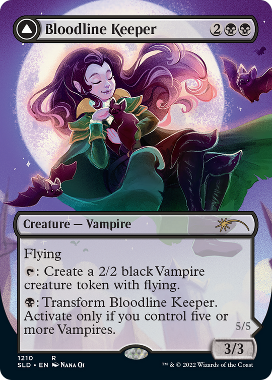 Bloodline Keeper (Display Commander) - Thick Stock (SLD-1210) - Secret Lair Drop (Borderless)