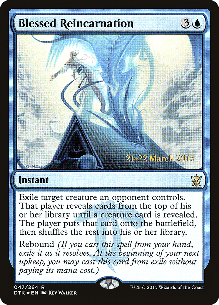 Blessed Reincarnation (PRE-047) - Dragons of Tarkir Promos Foil