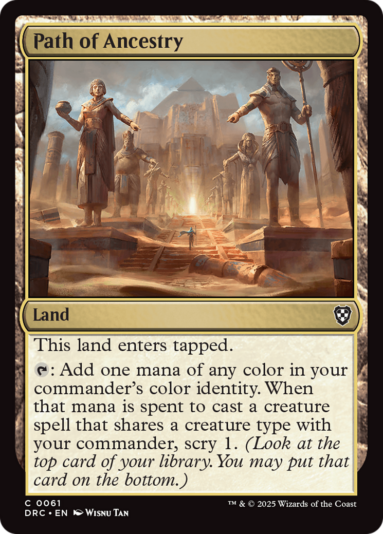 Path of Ancestry [Aetherdrift Commander] | The CG Realm