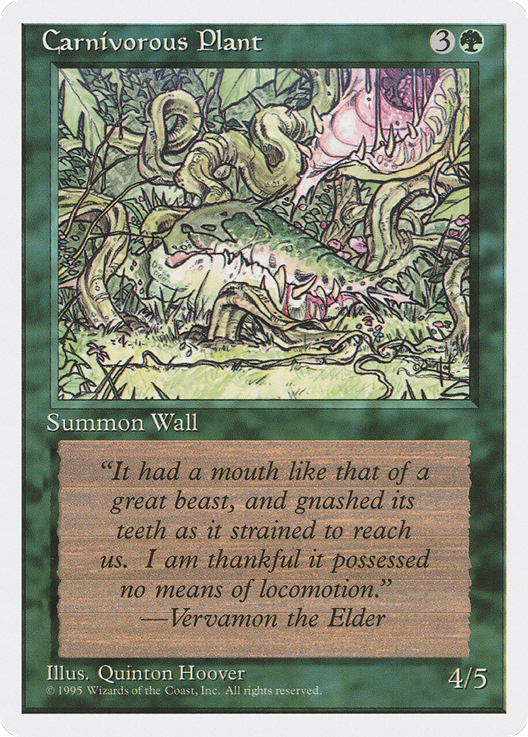 Carnivorous Plant (4ED-) - Fourth Edition