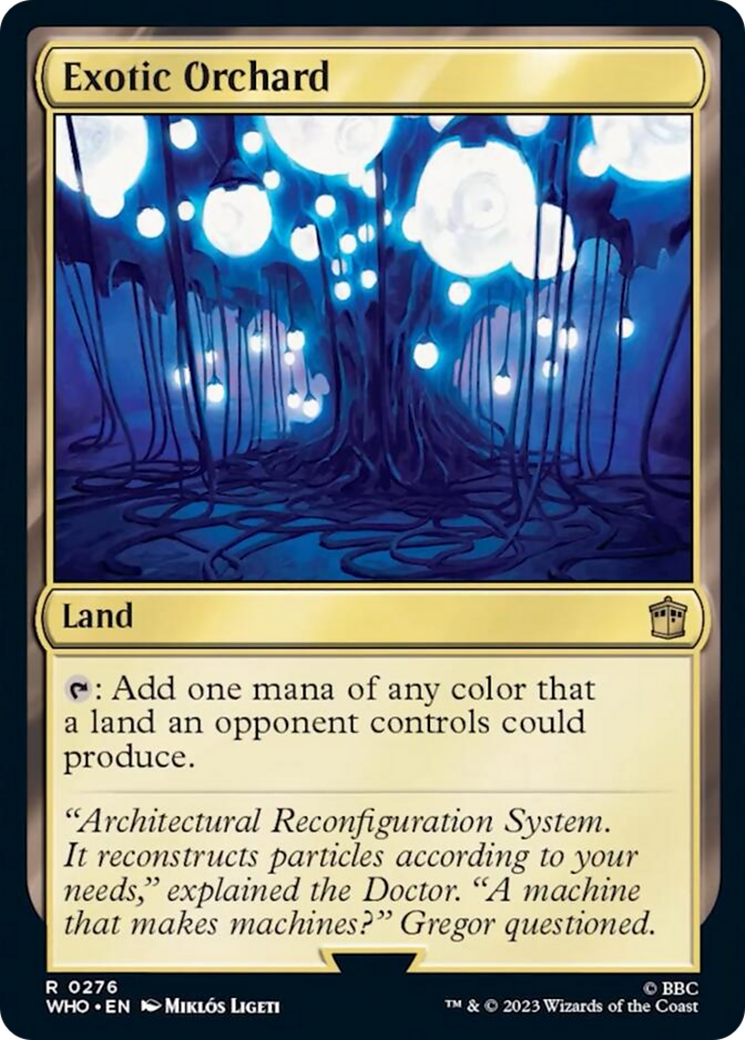 Exotic Orchard [Doctor Who] | The CG Realm