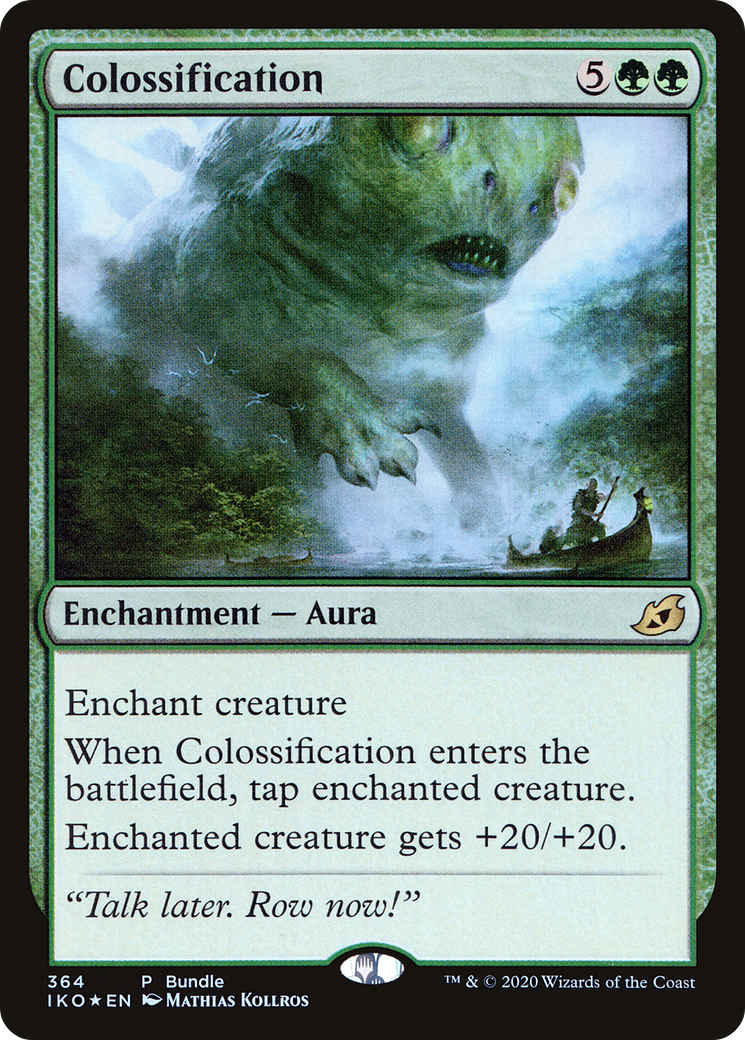 Colossification (IKO Bundle) (UMP-364) - Ikoria: Lair of Behemoths Foil