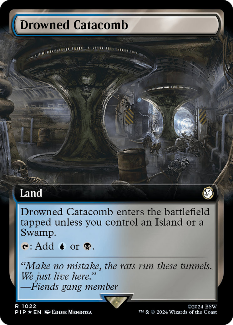 Drowned Catacomb (Extended Art) (Surge Foil) [Fallout] | The CG Realm