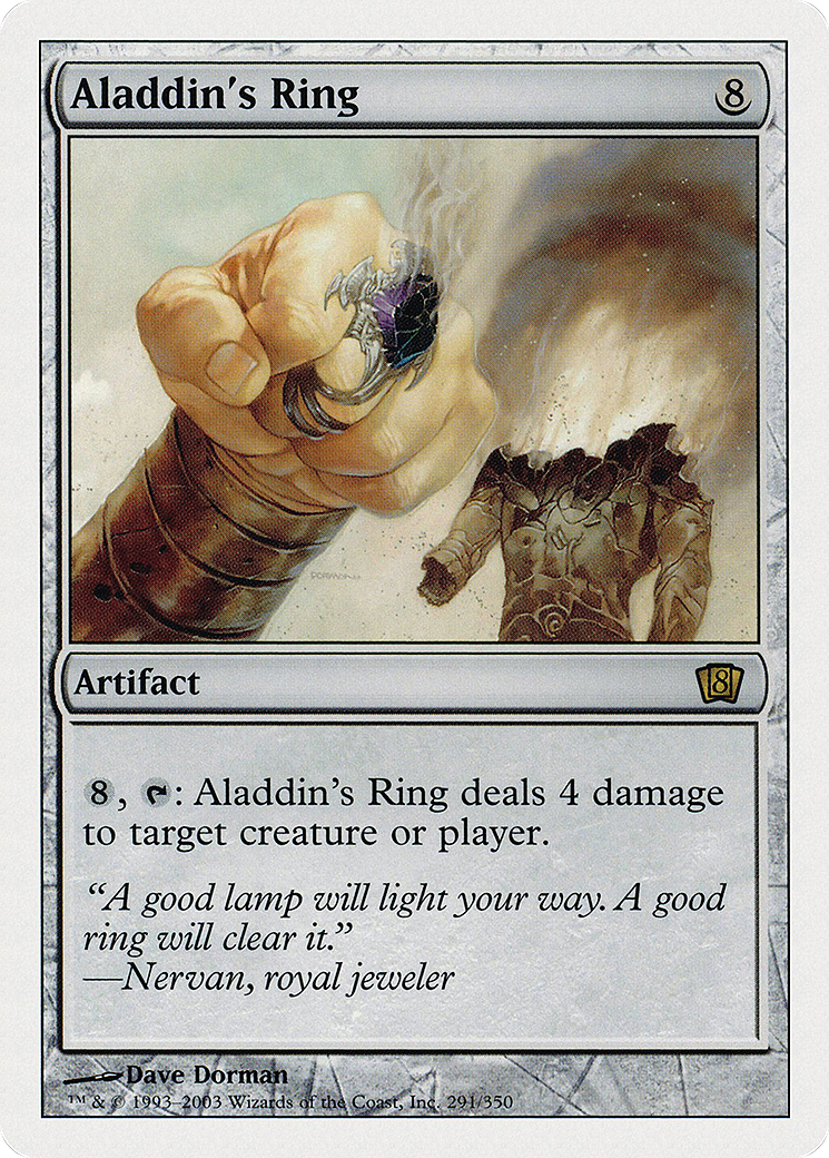 Aladdin's Ring (8ED-291) - 8th Edition