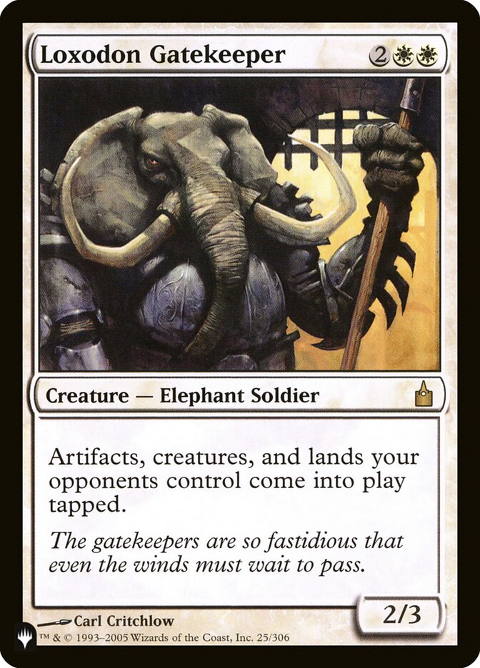 Loxodon Gatekeeper [The List] | The CG Realm