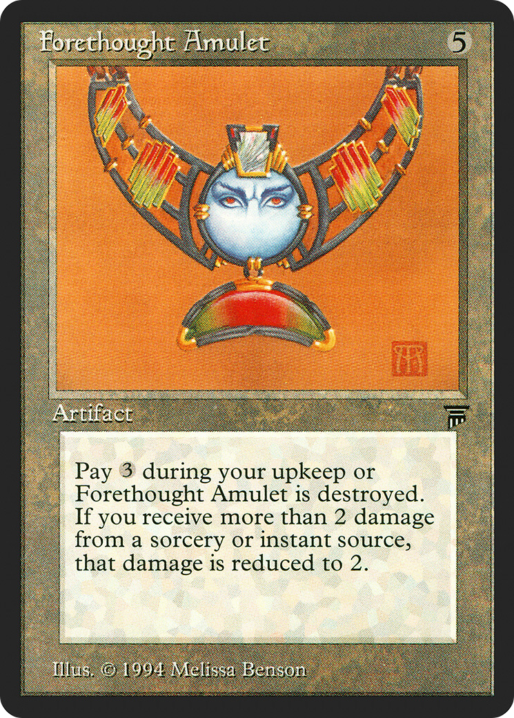 Forethought Amulet (LEG-) - Legends