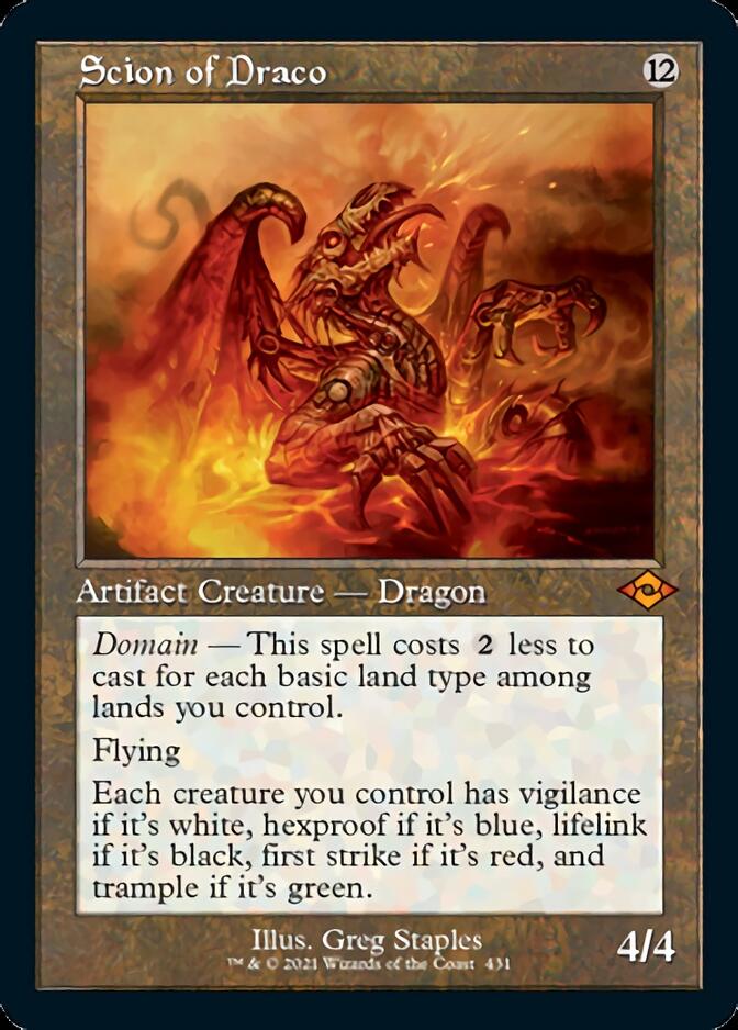 Scion of Draco (Retro Frame) (MH2-431) - Modern Horizons 2