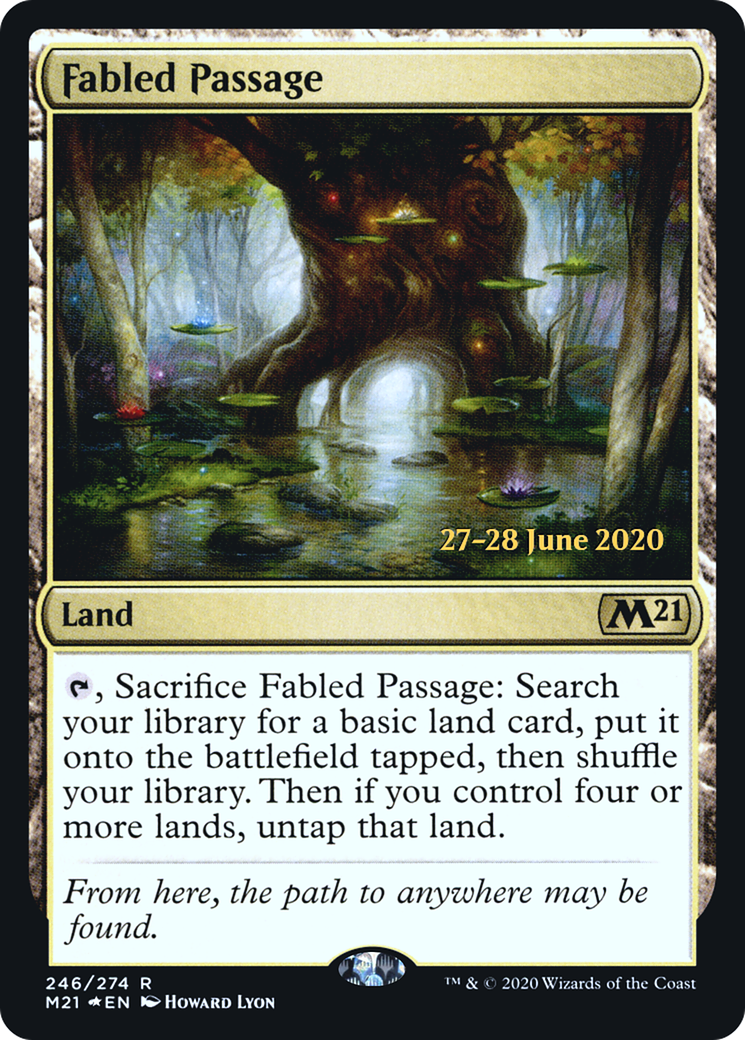 Fabled Passage (M21) (PRE-246S) - Core Set 2021 Promos Foil