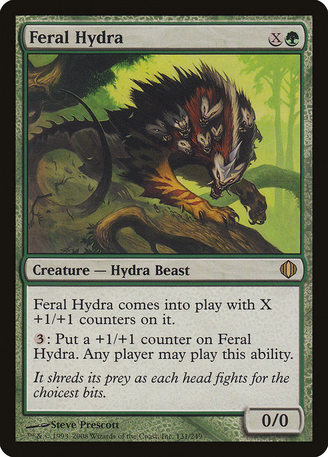 Feral Hydra (Oversized) [Oversize Cards] | The CG Realm