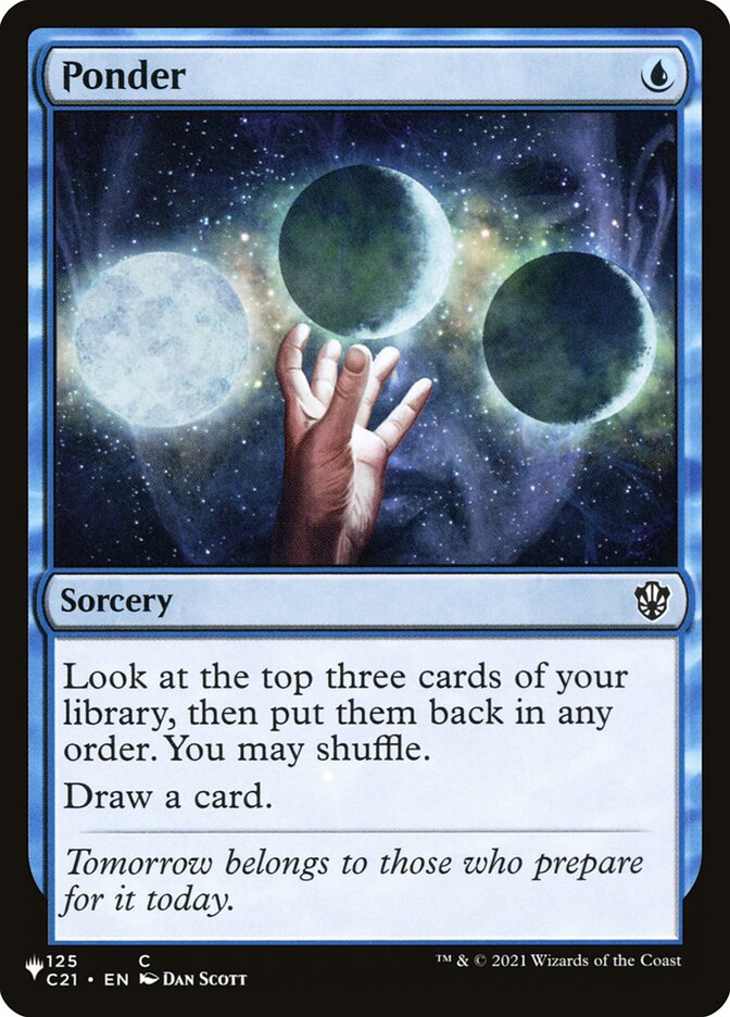 Ponder [Secret Lair: Heads I Win, Tails You Lose] | The CG Realm