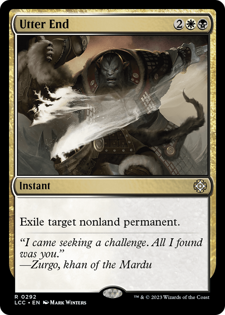Utter End [The Lost Caverns of Ixalan Commander] | The CG Realm