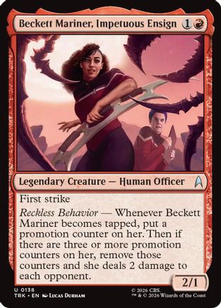 Beckett Mariner, Impetuous Ensign (TRK-138) - Star Trek