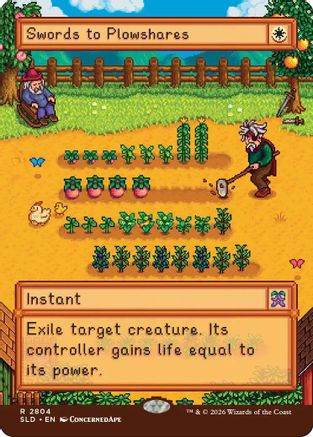 Swords to Plowshares (2804) (SLD-2804) - Secret Lair Drop Series