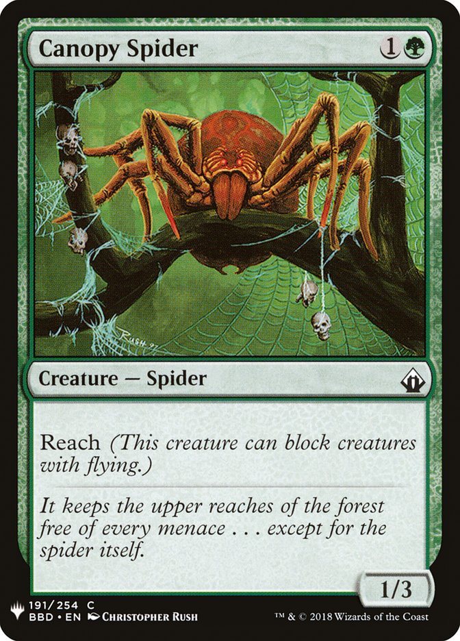 Canopy Spider [Mystery Booster] | The CG Realm