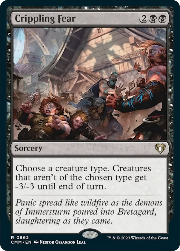 Crippling Fear [Commander Masters] | The CG Realm
