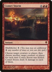 Comet Storm (Oversized) [Oversize Cards] | The CG Realm