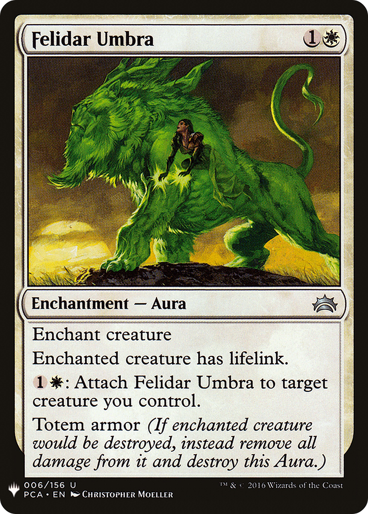 Felidar Umbra (LIST-PCA-6) - The List