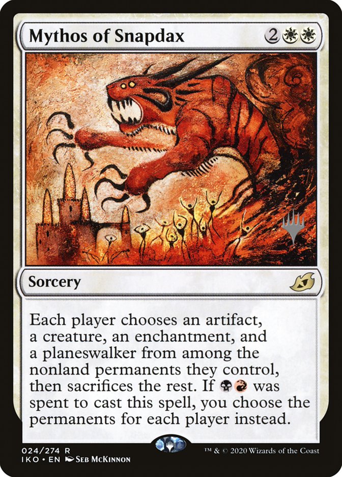 Mythos of Snapdax (Promo Pack) [Ikoria: Lair of Behemoths Promos] | The CG Realm