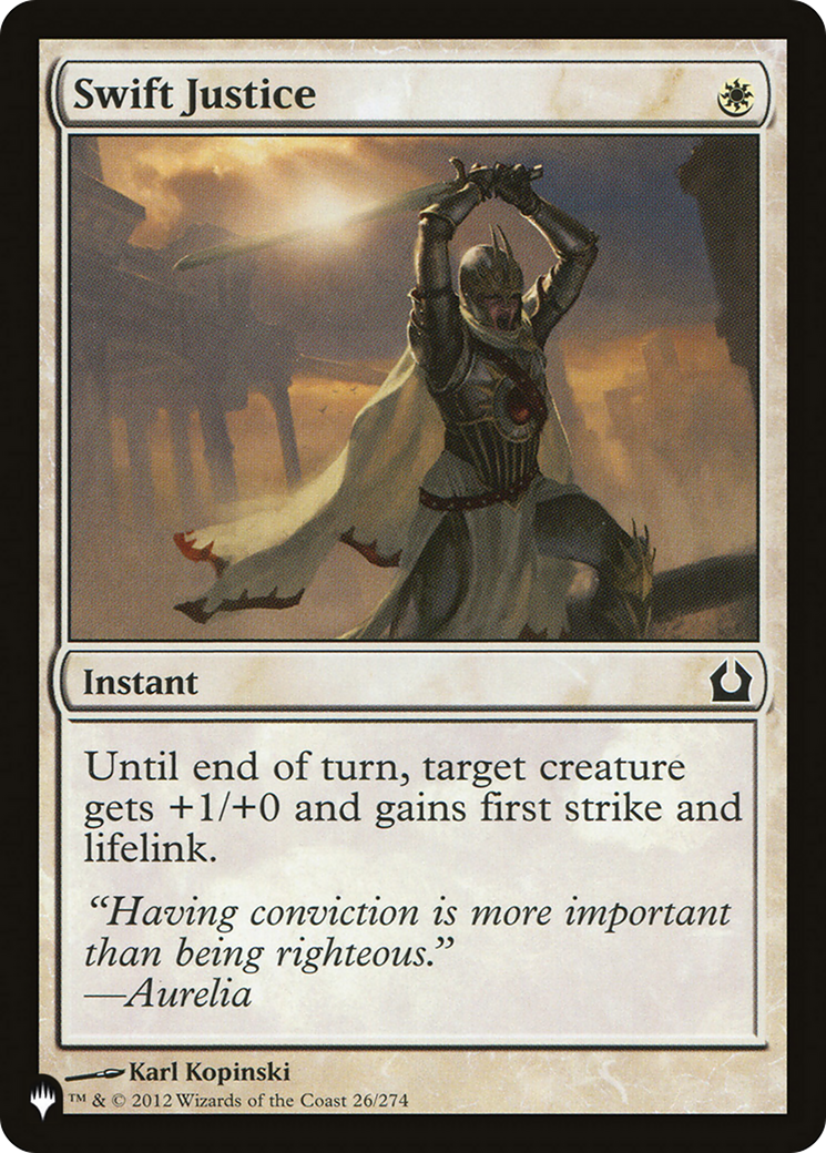 Swift Justice [The List] | The CG Realm