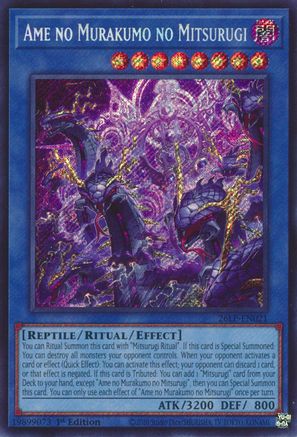 Ame no Murakumo no Mitsurugi (Secret Rare) (26LP-EN021) - Limited Pack World Championship 2026 1st Edition