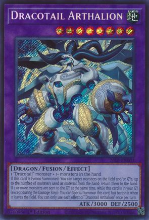 Dracotail Arthalion (Secret Rare) (26LP-EN003) - Limited Pack World Championship 2026 1st Edition