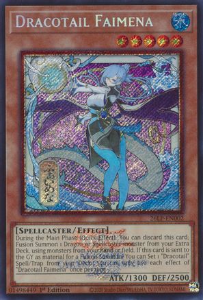 Dracotail Faimena (Alternate Art) (26LP-EN002) - Limited Pack World Championship 2026 1st Edition