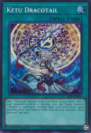Ketu Dracotail (Secret Rare) (26LP-EN004) - Limited Pack World Championship 2026 1st Edition