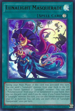 Lunalight Masquerade (26LP-EN013) - Limited Pack World Championship 2026 1st Edition