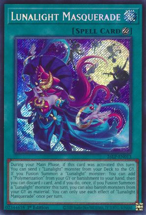 Lunalight Masquerade (Secret Rare) (26LP-EN013) - Limited Pack World Championship 2026 1st Edition